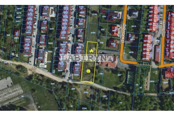 Częstochowa, Parkitka, Parkitka, budowlana, 645m2, wymiary 19x34, media