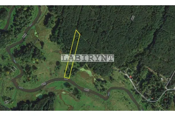 Radomszczański, Ładzice, Jankowice, Urokliwa działka leśna nad Wartą, 1 ha, szer. 36m