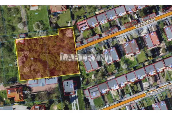 Częstochowa, Tysiąclecie, Brezy, Przy M1 Północ 2366m2, wymiary 40x57