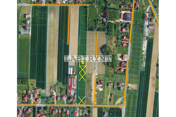 Częstochowski, Mykanów, Zielona, Mykanów, ul. Zielona, 900m2, wymiary 29m x 32m