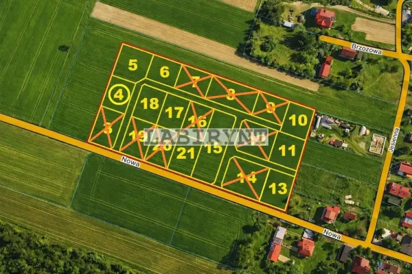 Częstochowski, Rędziny, Budowlana, 520m2, 26x20, z planem miejscowym