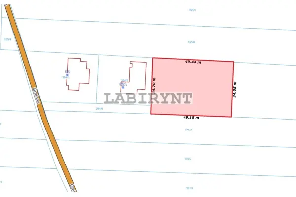 Częstochowa, Grabówka, Gminna, 1700m2, Warunki Zabudowy, media, własny las